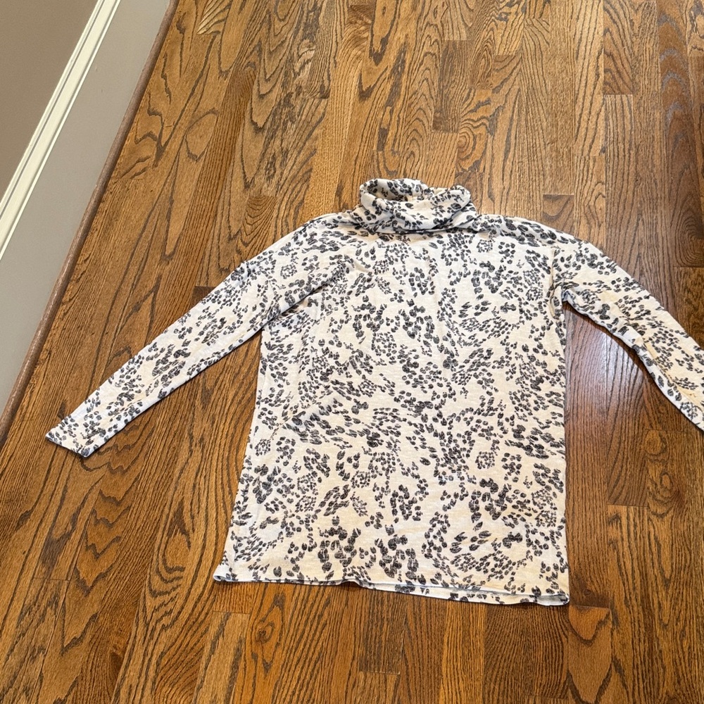 Z Supply Cream and Black Leopard dress